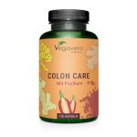 Beste darmkuur Vegavero COLON CLEANSE | 60 dagen natuurlijke darmkuur | Vezels (psylliumschillen), melkzuurbacteriën, gember en laos | Veganistisch en zonder toevoegingen