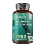 Beste vezel supplement Psyllium Husk capsules - Biologisch gecertificeerde Psylliumvezels - 1400 mg Psyllium Husk-poeder per portie - Van de Plantago ovata - 180 capsules voor 3 maanden - Vegan - Van WeightWorld