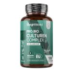 Beste probiotica Probiotica capsules - 60 miljard CFU - 20 Verschillende Bacteriestammen - Verrijkt met Prebiotica: Biologische Inuline en FOS - 2 Maanden Voorraad - Gemaakt in de EU - Vegan - Van WeightWorld
