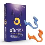 Airmax neusspreider probeerverpakking -1x small & 1x medium - Anti snurk nasal dilator - 76% meer lucht - Vrije neusademhaling - Beter slapen, stop snurken en uitgerust wakker worden - Met storage box